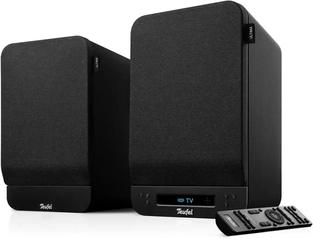 Teufel ULTIMA 25 ACTIVE 2 Bluetooth Boekenplankspeakers - Night Black - afbeelding 4 van 6
