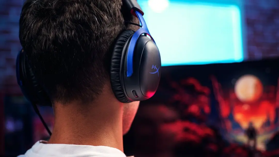 HyperX Cloud III D0SX6AA Game Headset - 53mm Drivers - USB-C/3.5mm - Zwart/Blauw - afbeelding 4 van 6