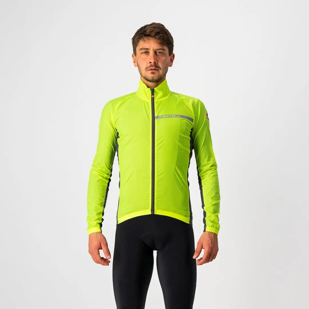 Castelli Squadra Stretch Windstopper Jacket - Geel - L - afbeelding 2 van 3