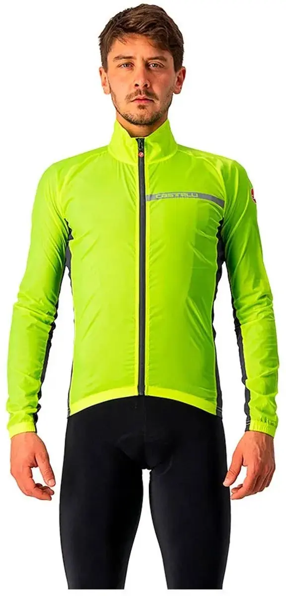 Castelli Squadra Stretch Windstopper Jacket - Geel - L - afbeelding 3 van 3