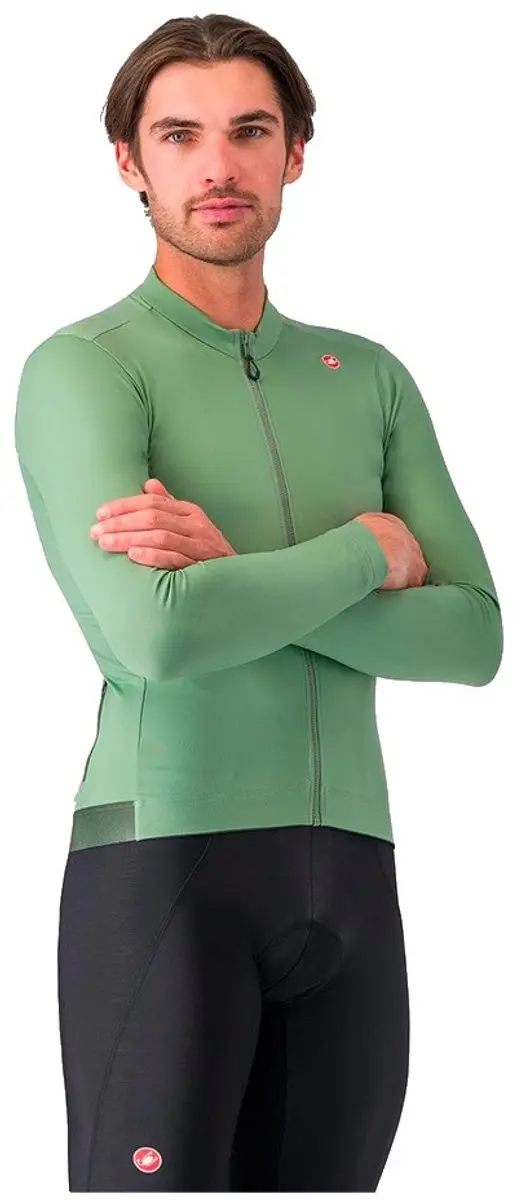 Castelli Espresso Thermal Trui Met Lange Mouwen Groen 2XL Man