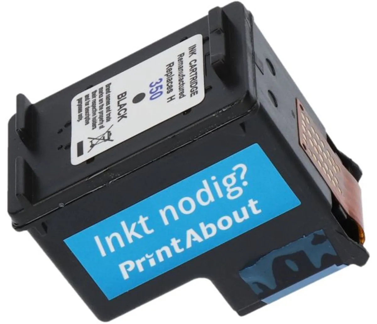 PrintAbout Huismerk HP 350 CB335EE Inktcartridge - 20ml - Zwart