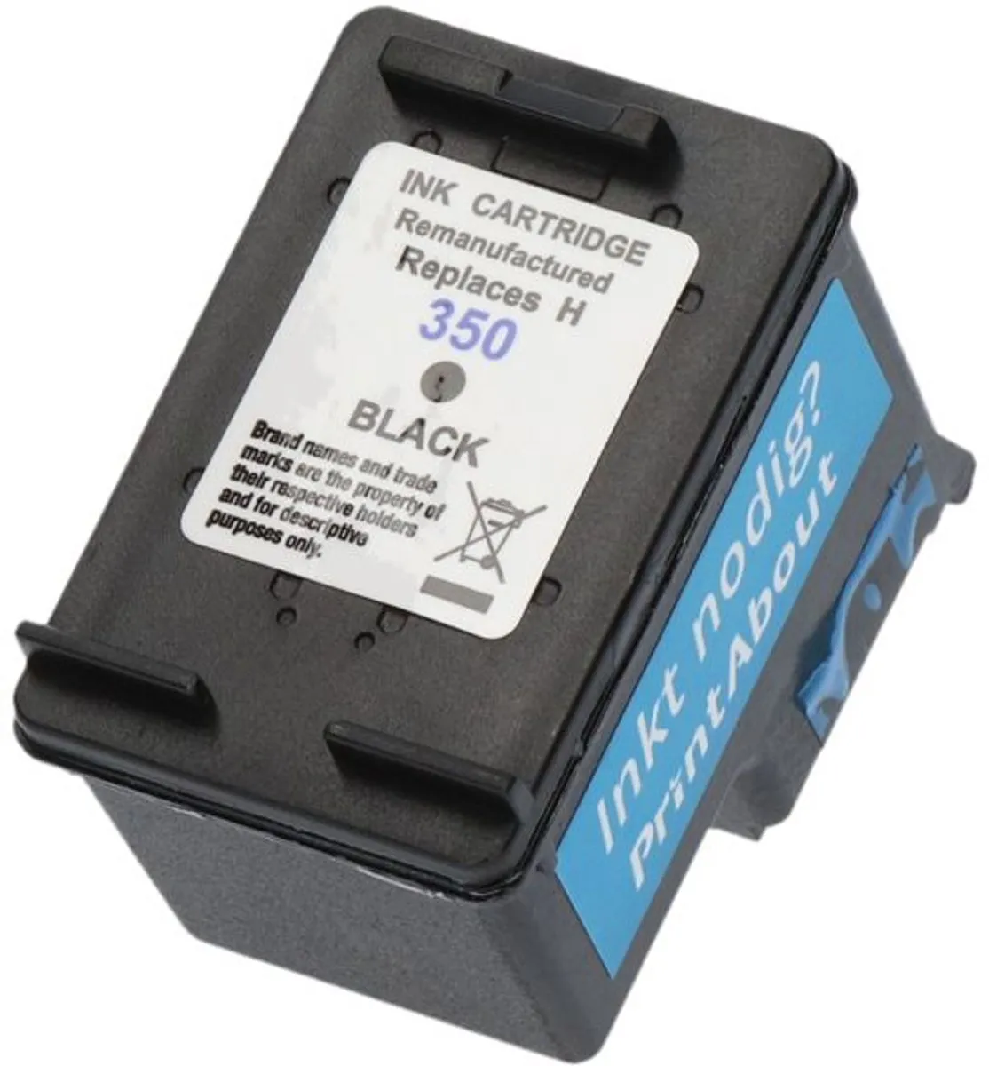 PrintAbout Huismerk HP 350 CB335EE Inktcartridge - 20ml - Zwart