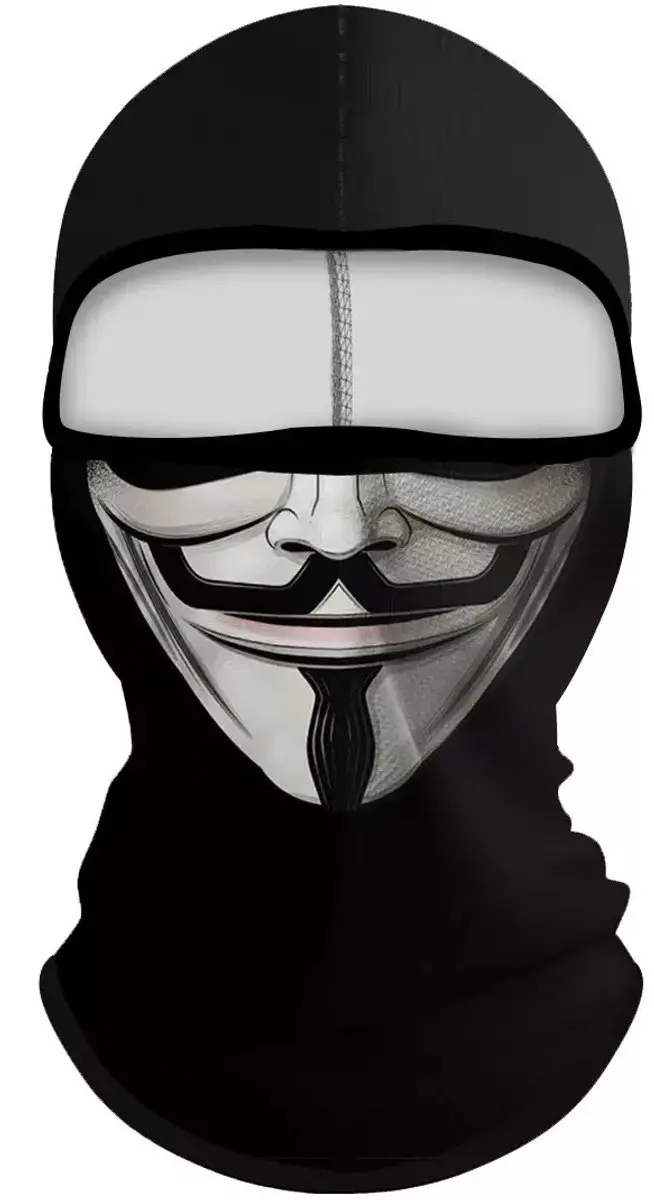 Bivakmuts Anonymous - Motor Muts - Gezicht - Nekwarmer