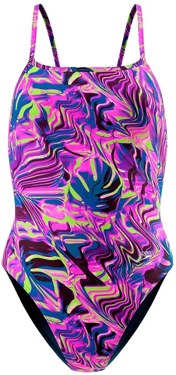 Speedo Printed Web Back Zwemkleding 34
