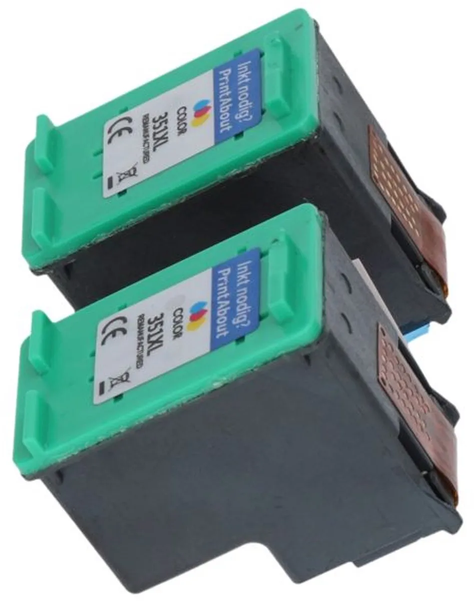 PrintAbout CB338EE-PA2 Inktcartridge 3-Kleuren - 1.800 pagina's - o.a. HP DeskJet 5700/D4260
