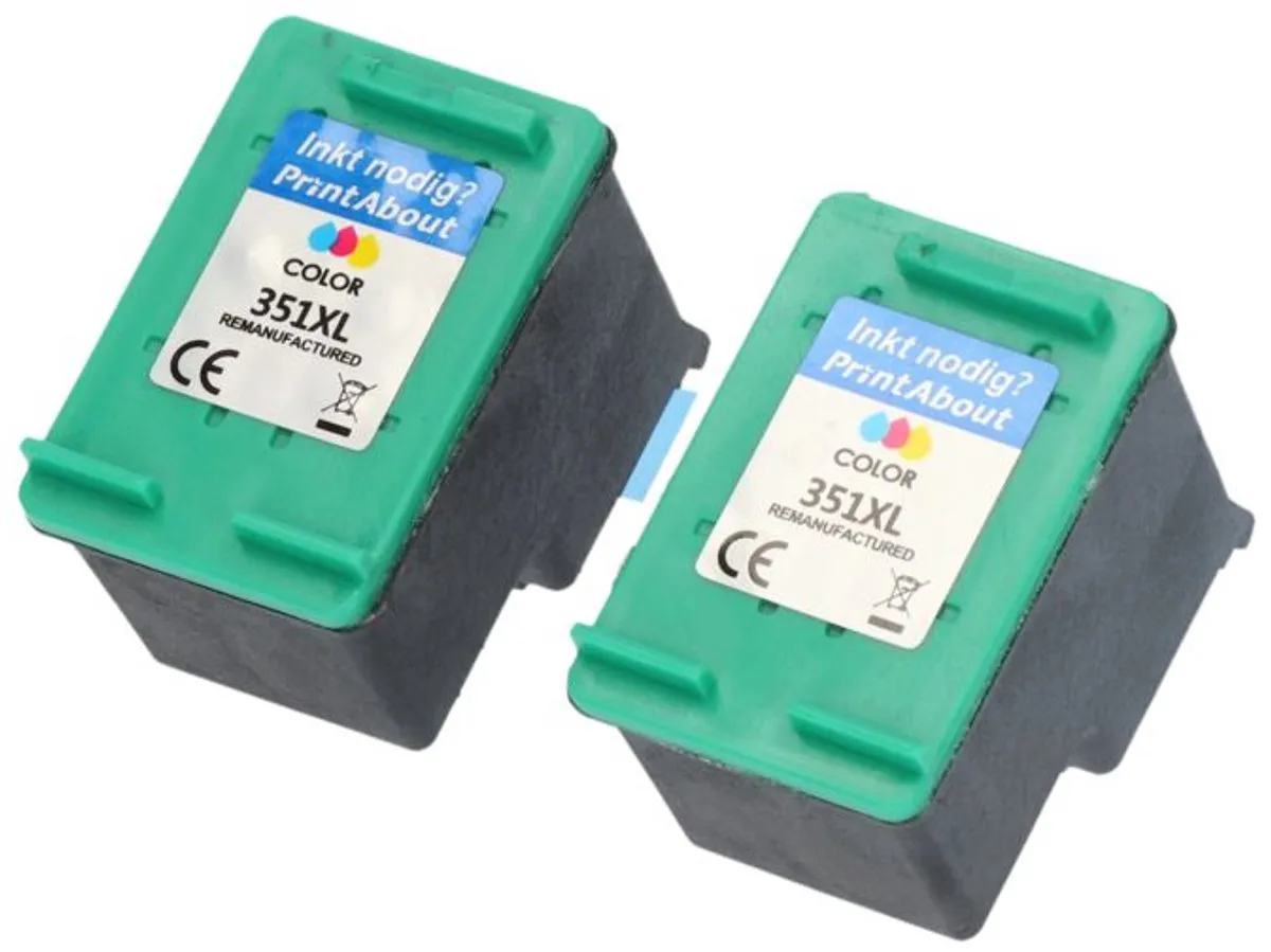 PrintAbout CB338EE-PA2 Inktcartridge 3-Kleuren - 1.800 pagina's - o.a. HP DeskJet 5700/D4260