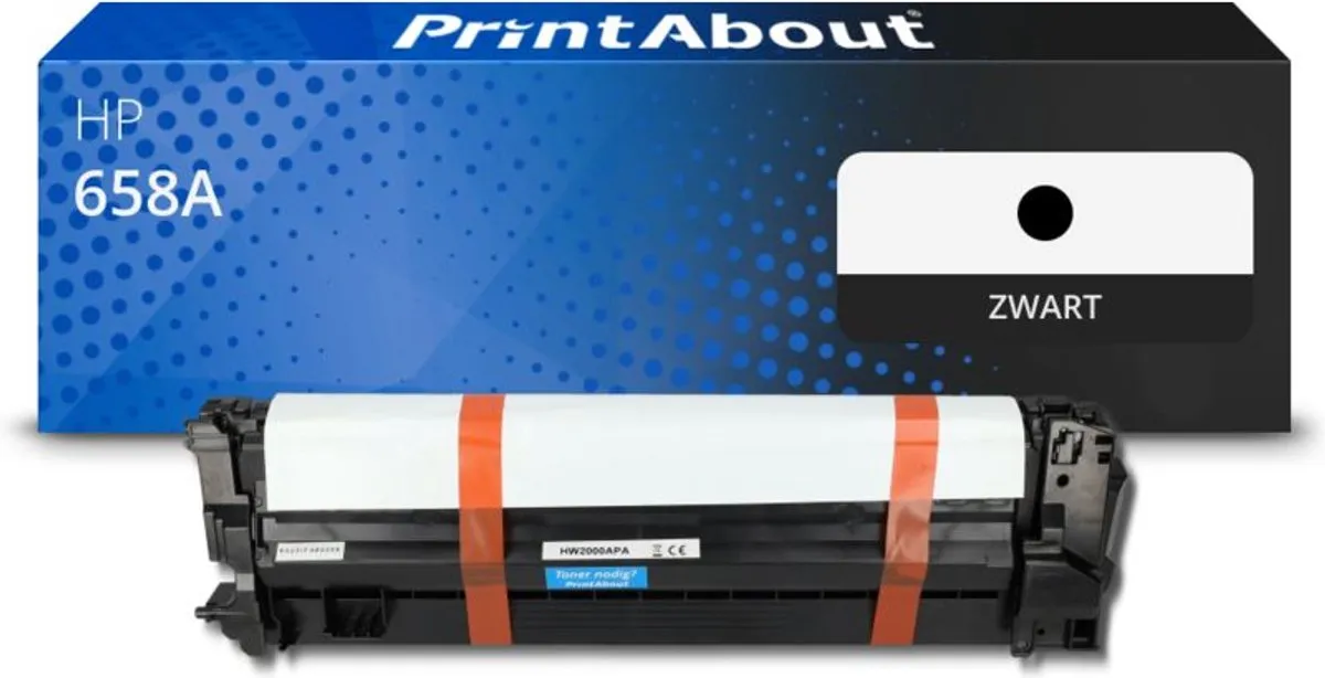 PrintAbout Huismerk HP 658A W2000A Toner - Zwart