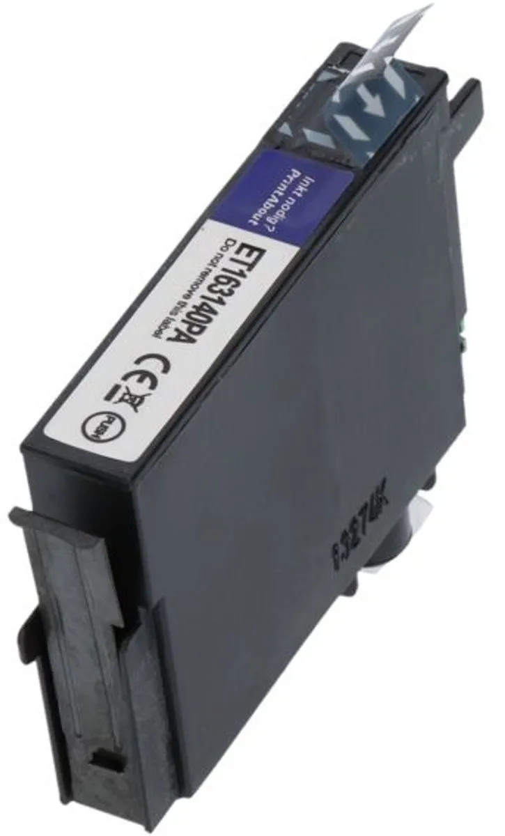PrintAbout Inktcartridge C13T16214012 Zwart - 650 pagina's - Epson