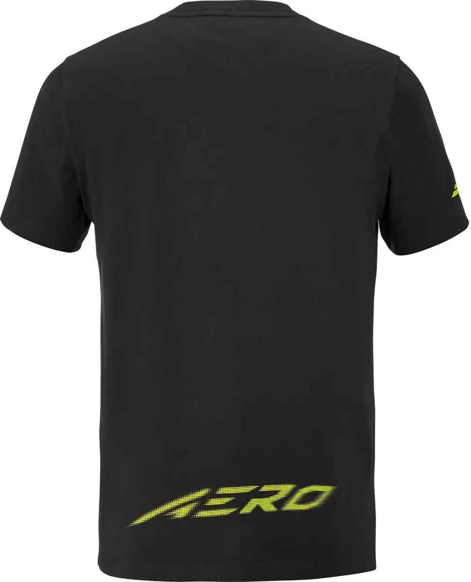 Babolat Aero Cotton Tee Heren L - Geel/Zwart/Zilver - afbeelding 2 van 4