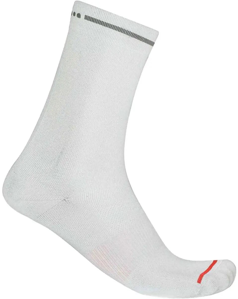 Castelli Premio Evo 18 Sokken - Wit - EU 44-47
