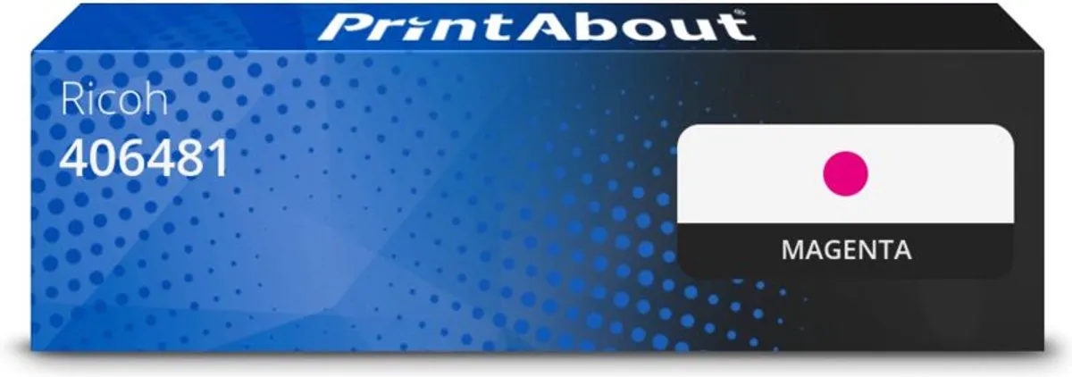 PrintAbout Ricoh 406481-PA Toner Magenta