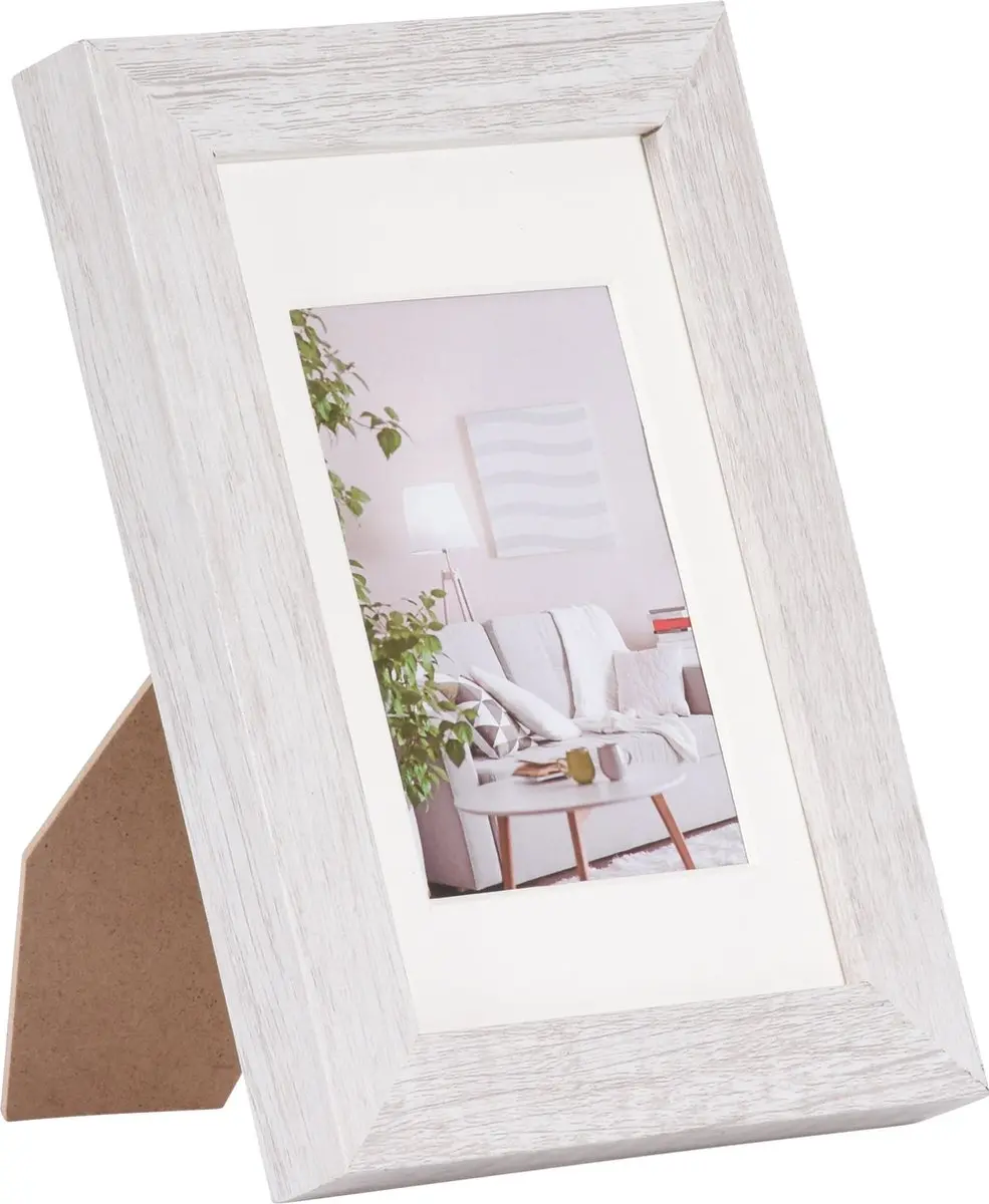 Henzo Fotolijst 10x15cm - Wit - afbeelding 2 van 6