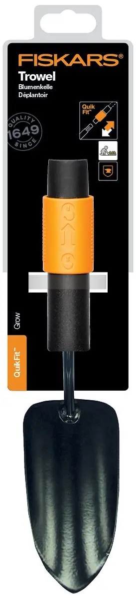 Fiskars Quikfit Tuinschepje - Gehard staal - afbeelding 5 van 6