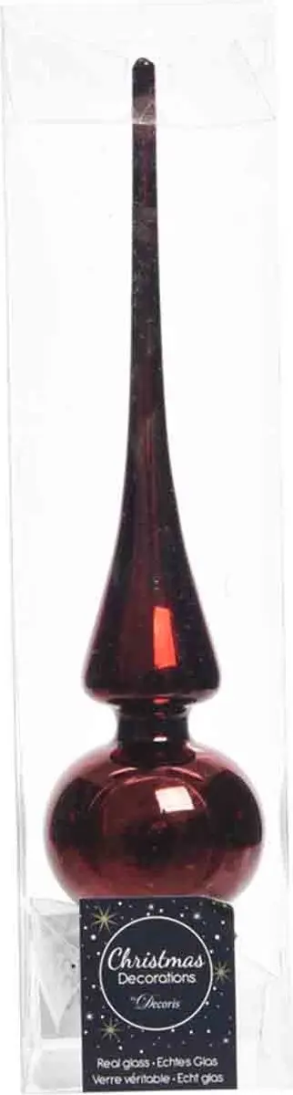 Decoris Kerstboompiek Glas