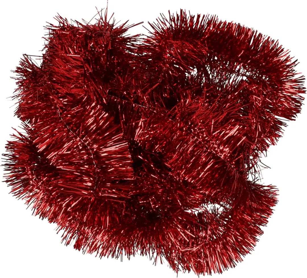 Decoris Kerstslinger Rood 270cm