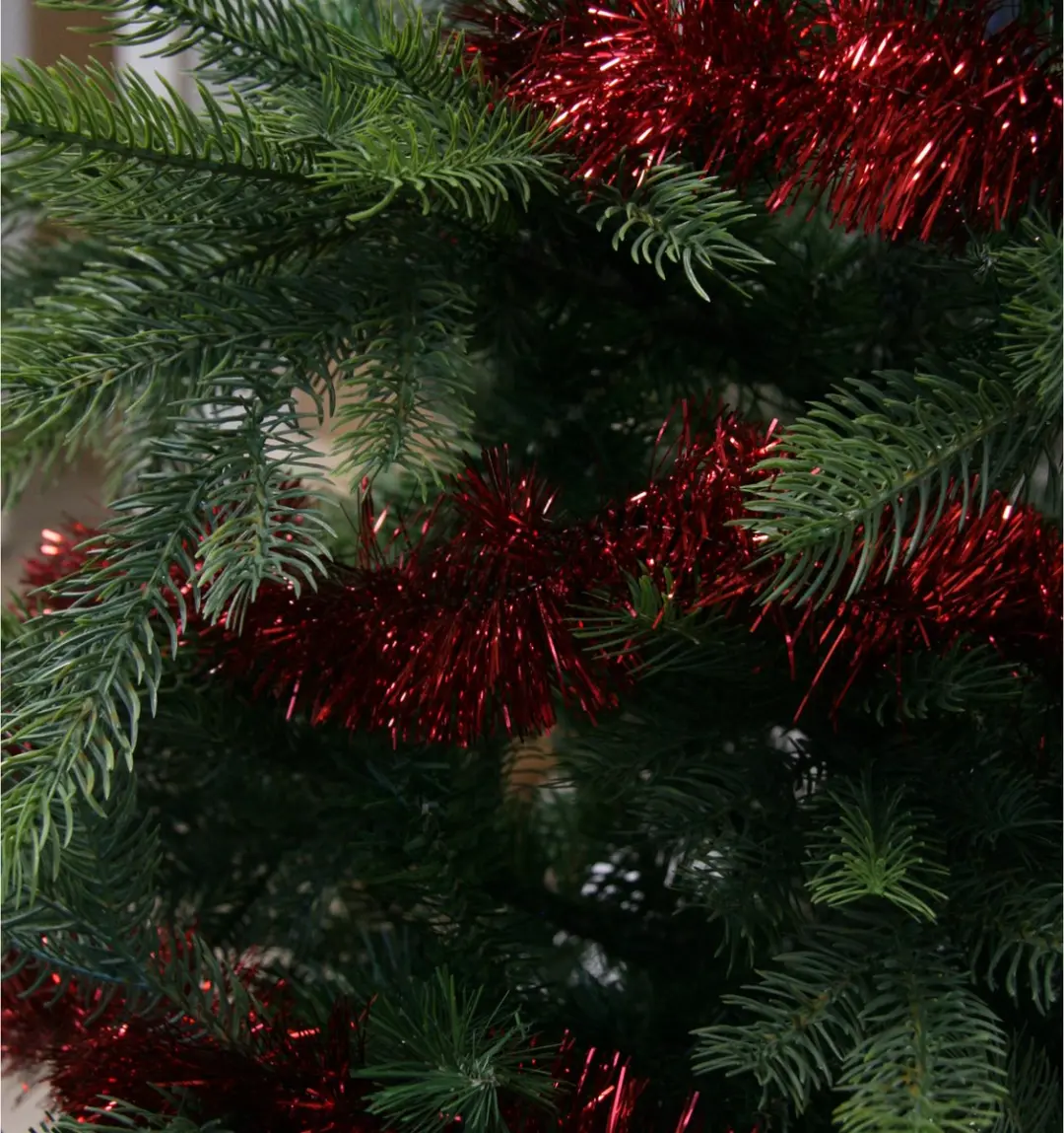 Decoris Kerstslinger Rood 270cm