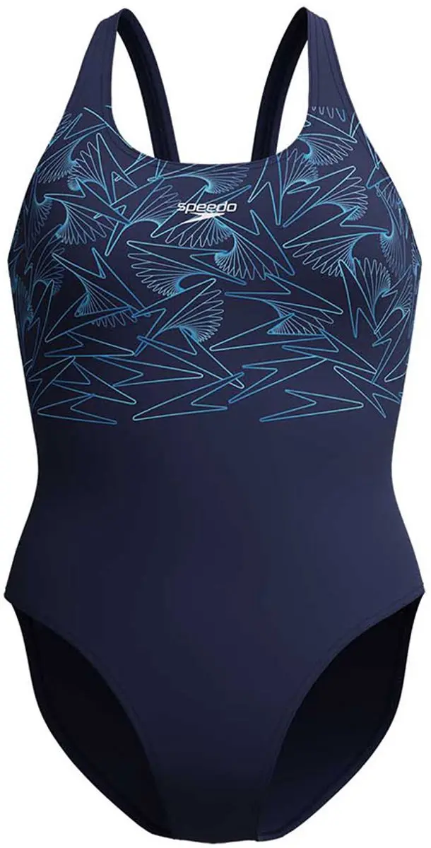 Speedo END+ Hyper Boom Placement Muscleback Badpak - Donkerblauw