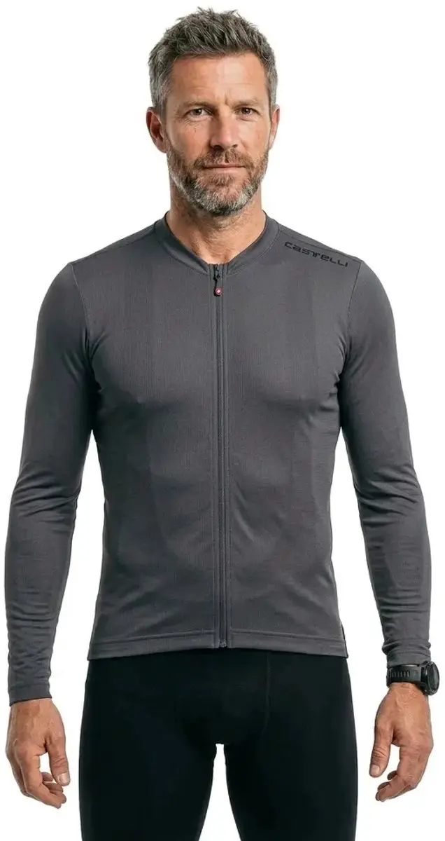 Castelli Espresso 2 Trui - Lange mouwen - Smoke Grey - afbeelding 4 van 4
