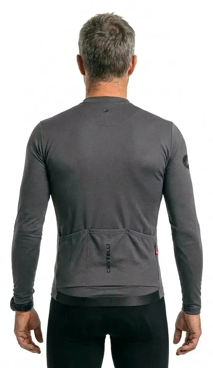 Castelli Espresso 2 Trui - Lange mouwen - Smoke Grey - afbeelding 3 van 4