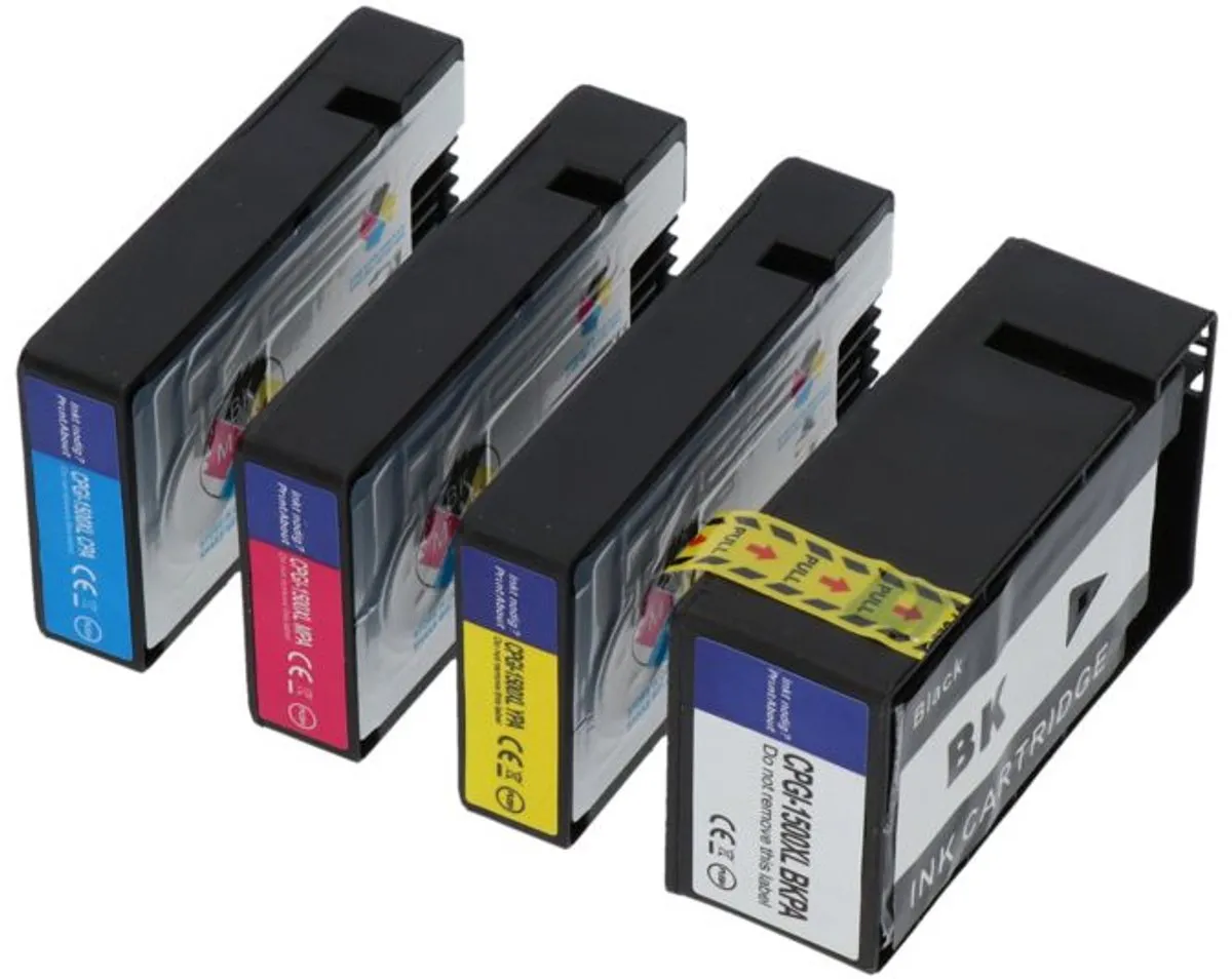 PrintAbout PGI-1500XL BK/C/M/Y-PA2 Inktcartridge - 4 Kleuren 72ml