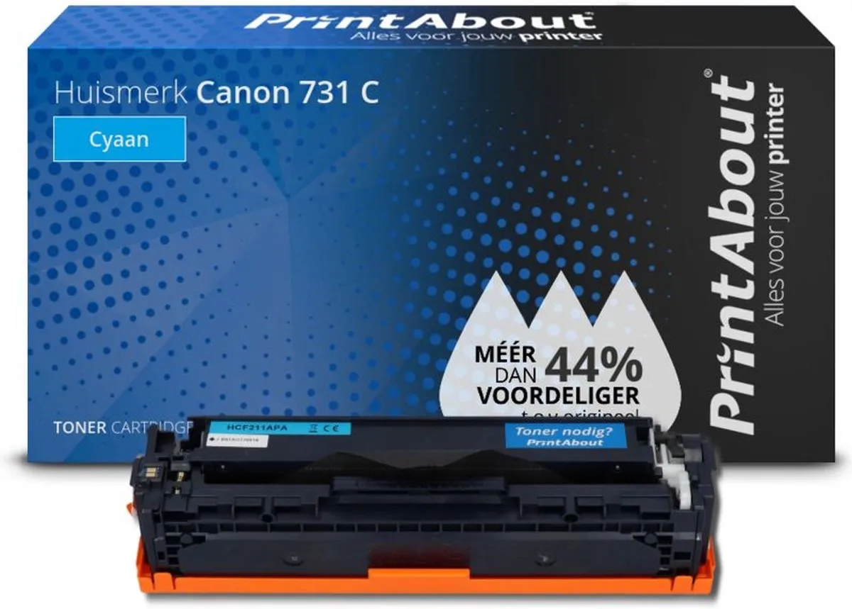 PrintAbout 731 C-PA Toner Cyaan - 2.000 Afdrukken