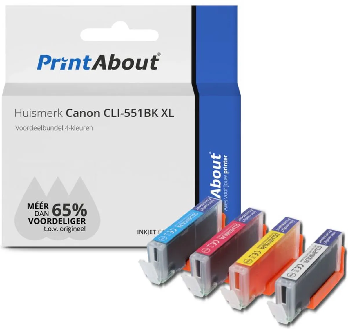 PrintAbout Inktcartridge CLI-551BK XL