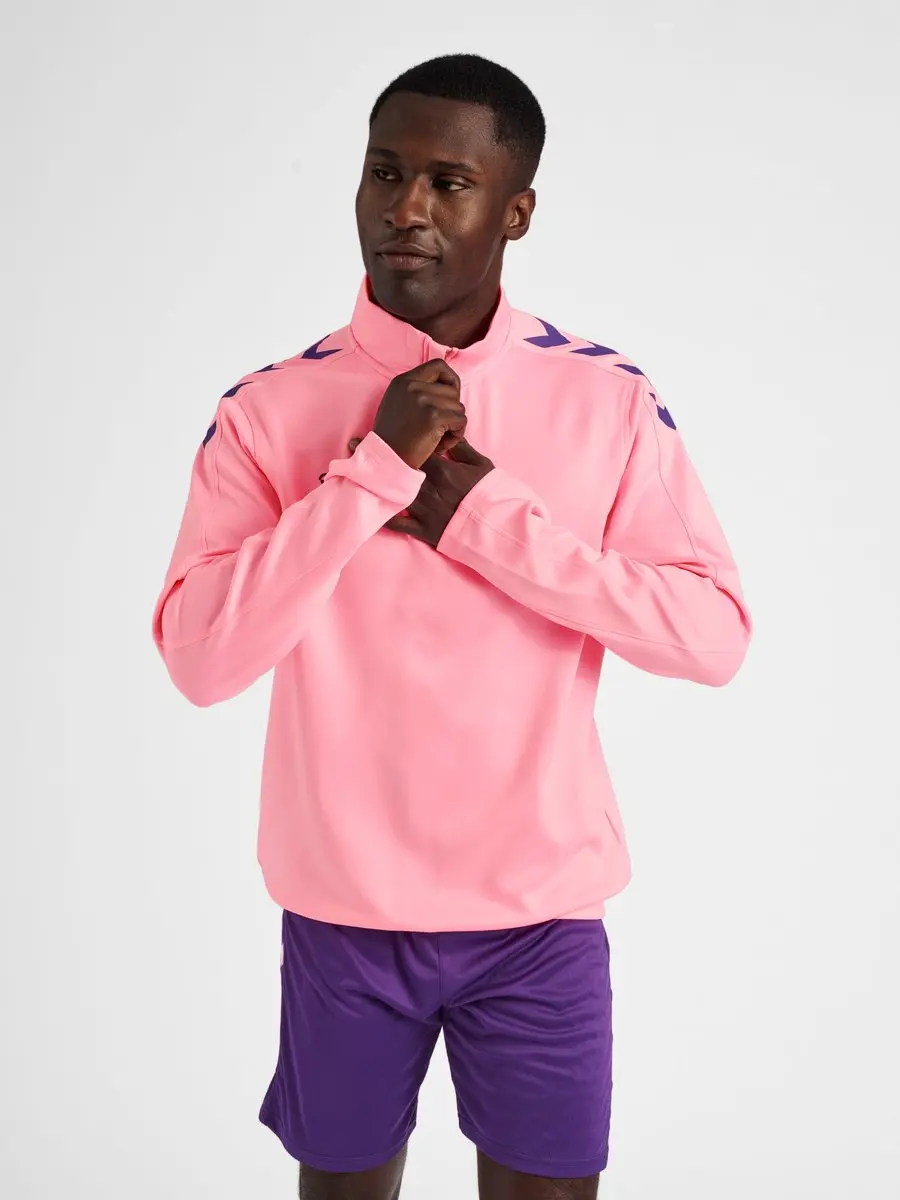 Hummel Hmlcore Xk Half Zip Sweat - Cotton Candy S - afbeelding 5 van 6