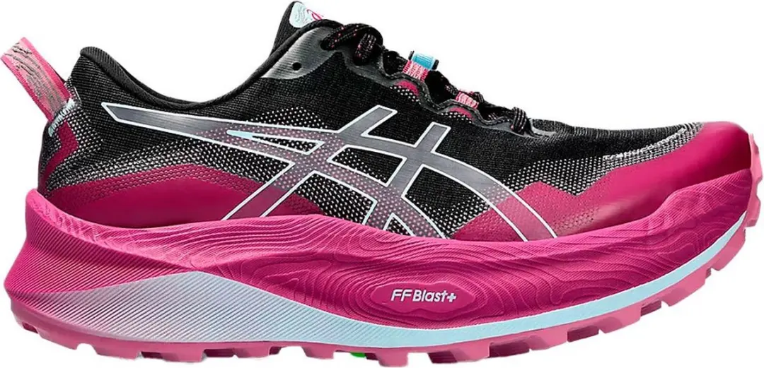 Asics Trabuco Max 3 Trailschoenen Zwart,Roze EU 38 Vrouw
