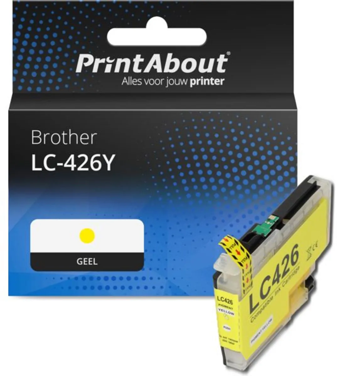 PrintAbout LC-426Y Inktcartridge Geel