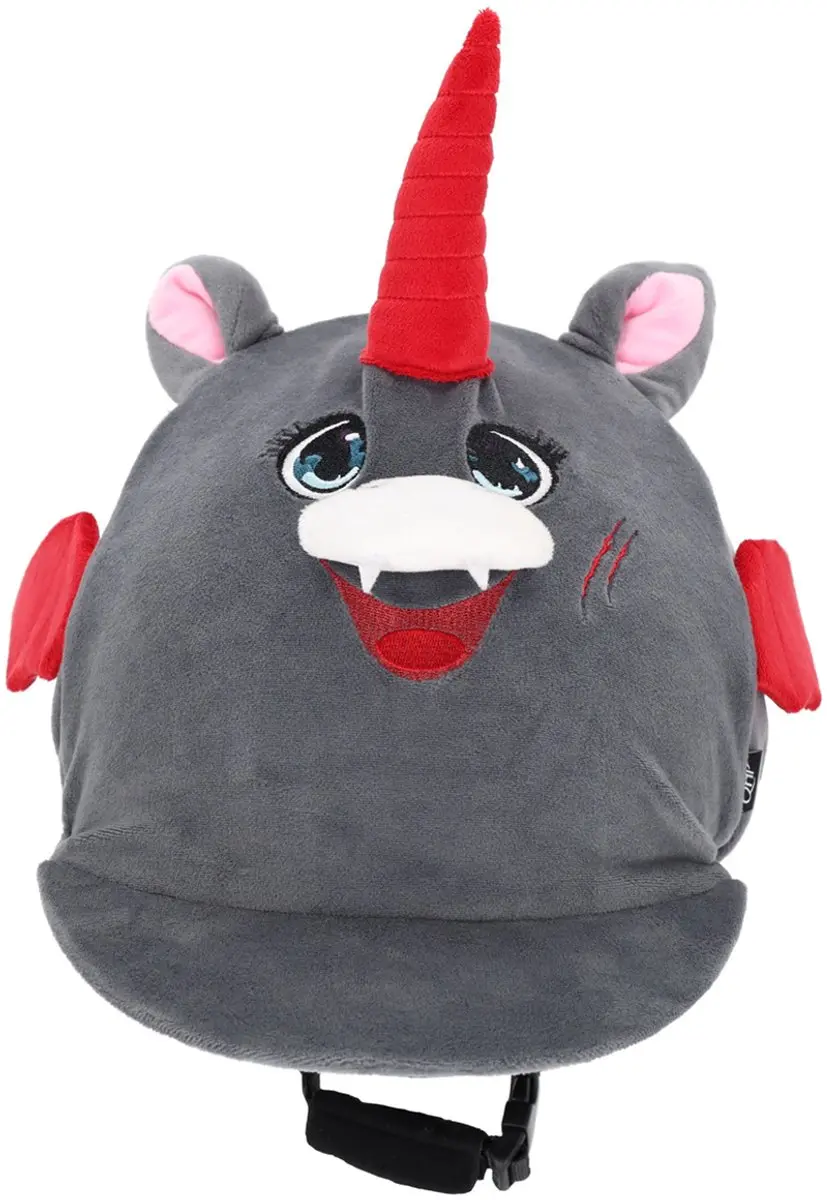 QHP Halloween Vampicorn Cap - Grijs-rood