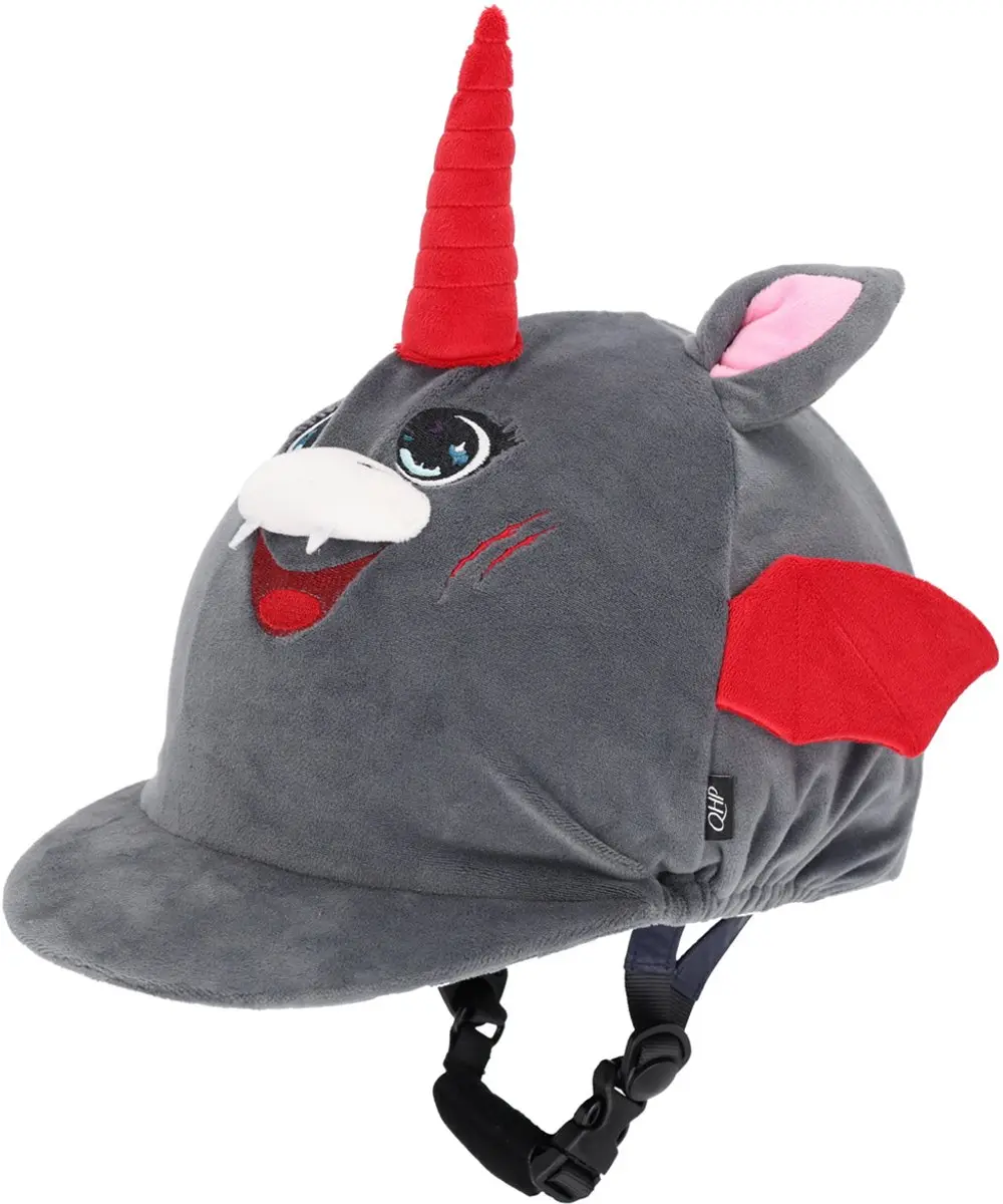 QHP Halloween Vampicorn Cap - Grijs-rood