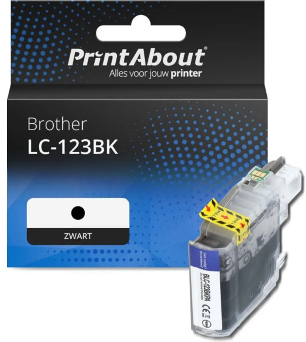 PrintAbout LC-123BK Inktcartridge