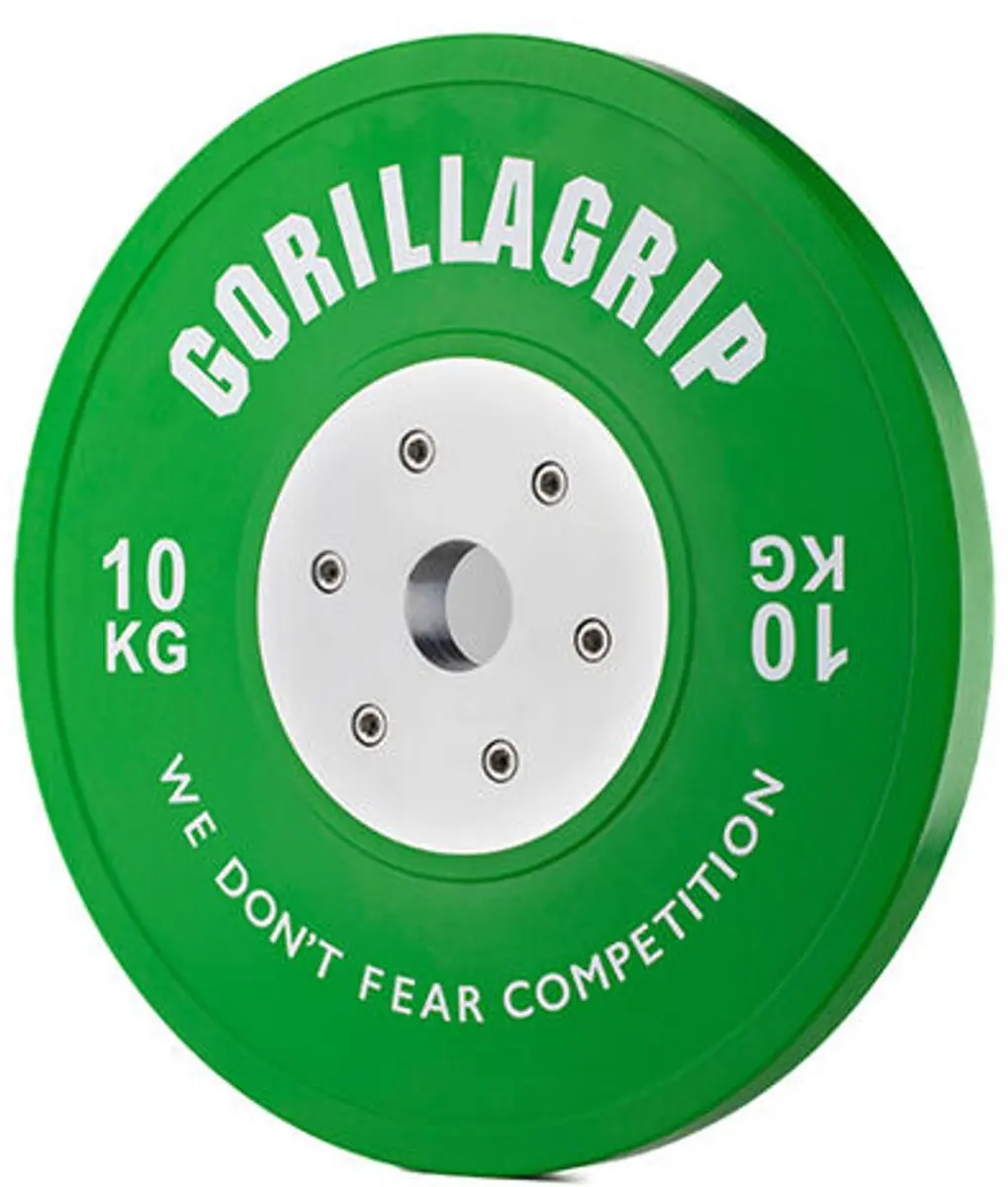 Competition Bumper Plate 10 kg Green