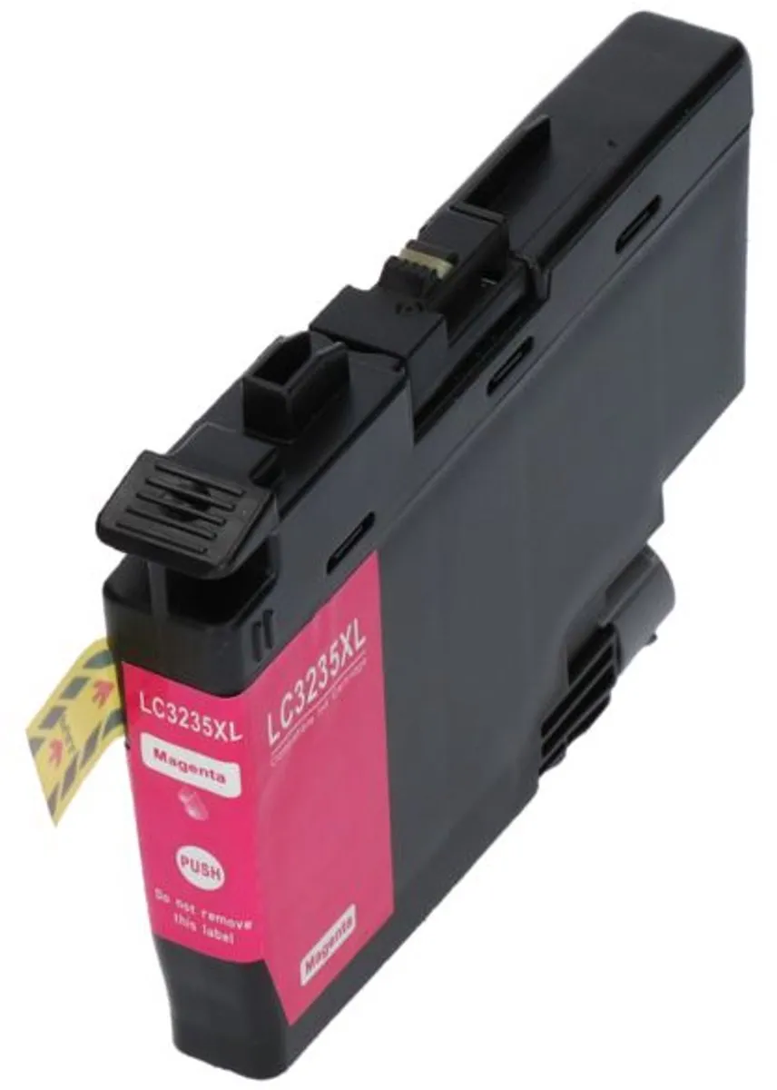 PrintAbout Brother LC-3235XLM Magenta Inktcartridge - 5500 Pagina's