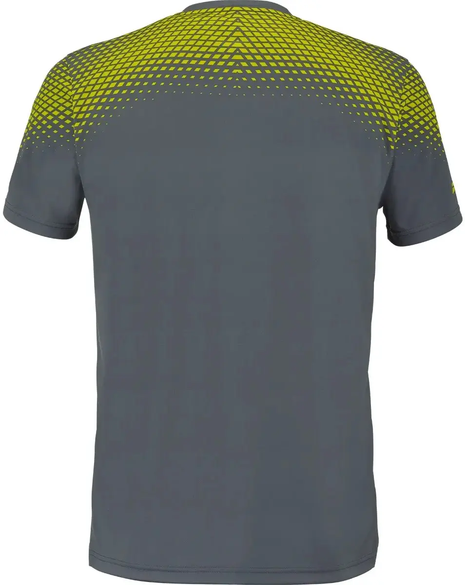 Babolat Aero Crew Neck T-shirt Heren - L - Geel/Zilver - afbeelding 2 van 4