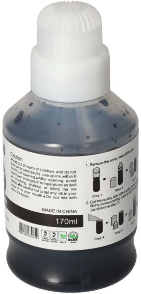 PrintAbout GI-50PGBK Inktcartridge Zwart - 5000 pagina's