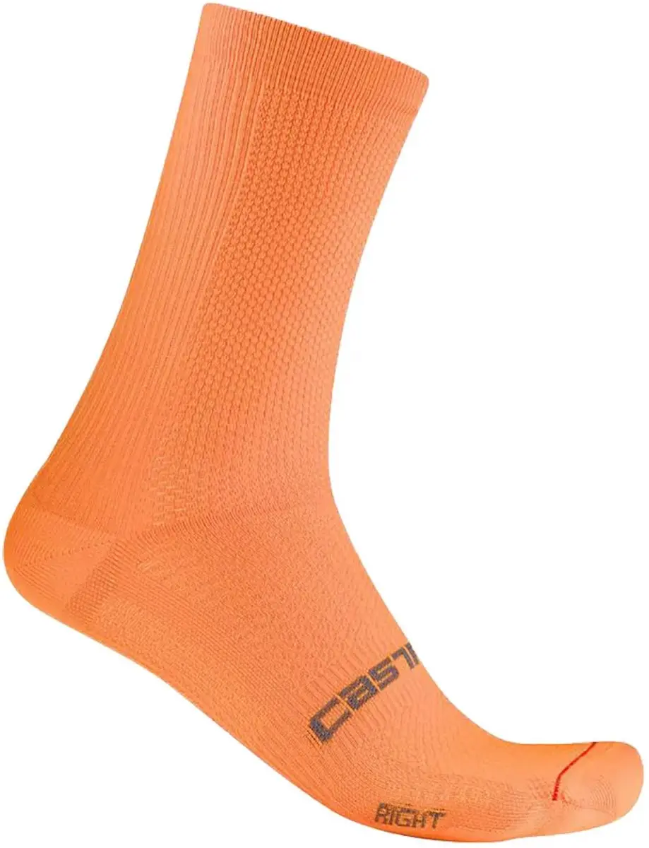 Castelli Espresso 18 Sokken - Oranje - EU 44-47 - afbeelding 2 van 2
