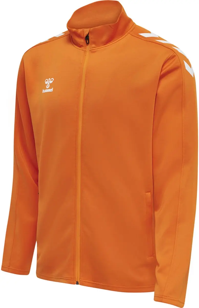 Hummel Hmlcore Xk Poly Zip Sweat - Orange Tiger - XXXL - afbeelding 2 van 6