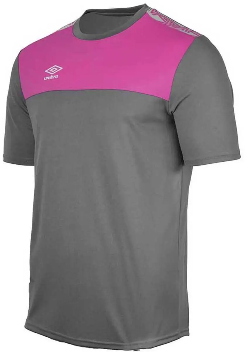 Umbro Ness Training T-shirt Met Korte Mouwen Grijs S Man