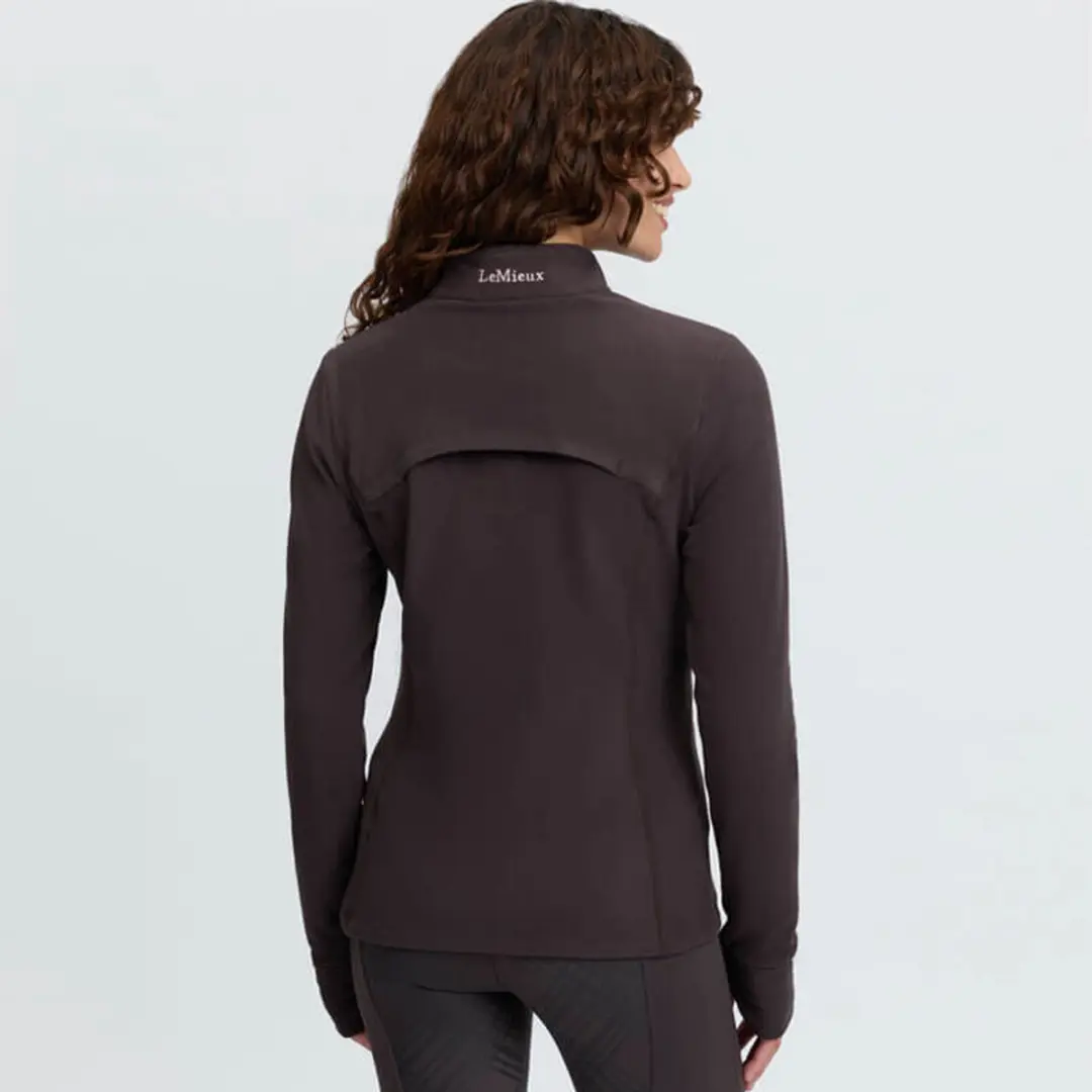 Quarter Fleece Met Rits LeMieux Frances Cocoa