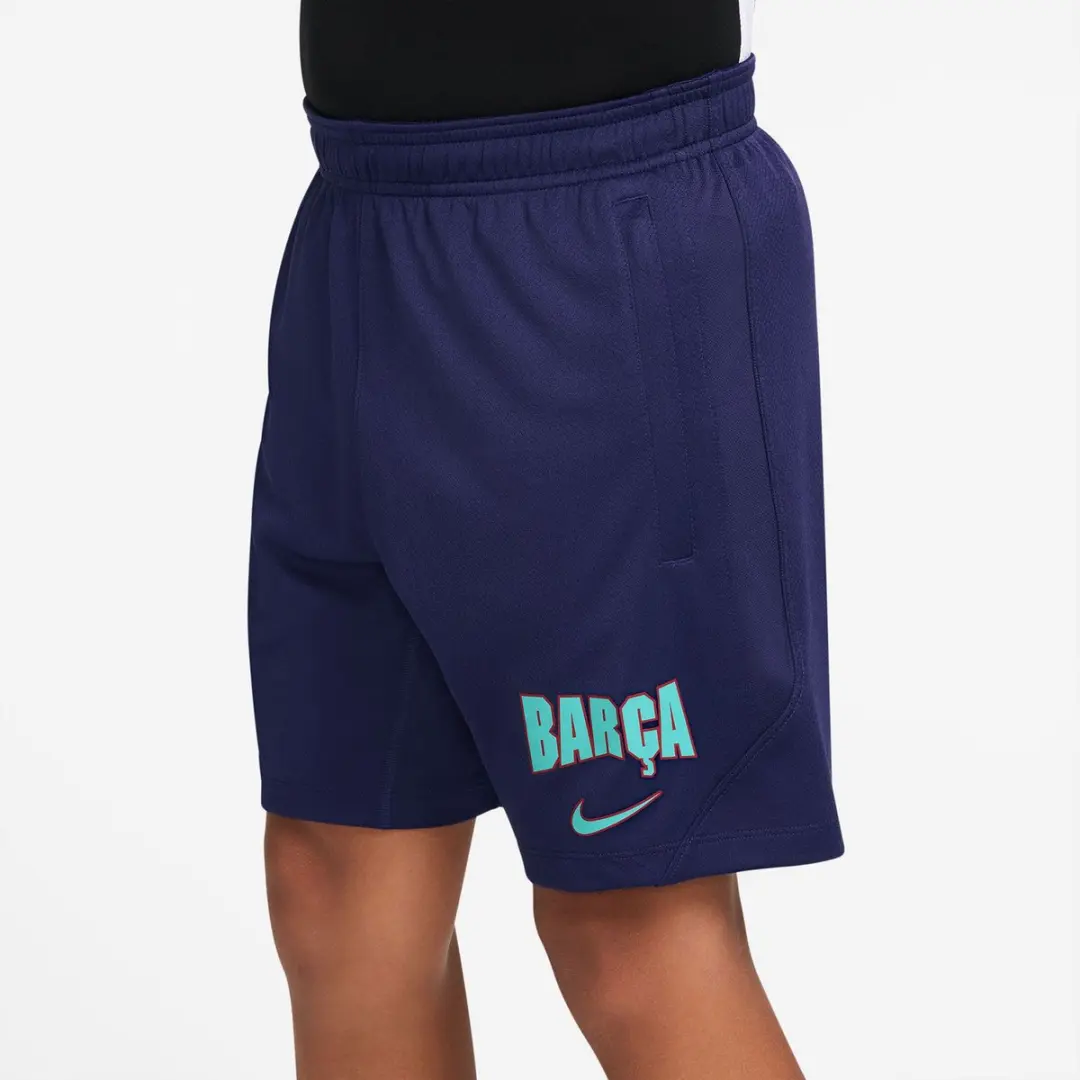 Nike FC Barcelona Strike Shorts 2026/2027 - Maat S (128-137cm) - Donkerblauw