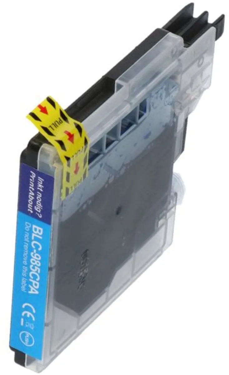 PrintAbout LC-985C Inktcartridge Cyaan - 14ml - o.a. Brother