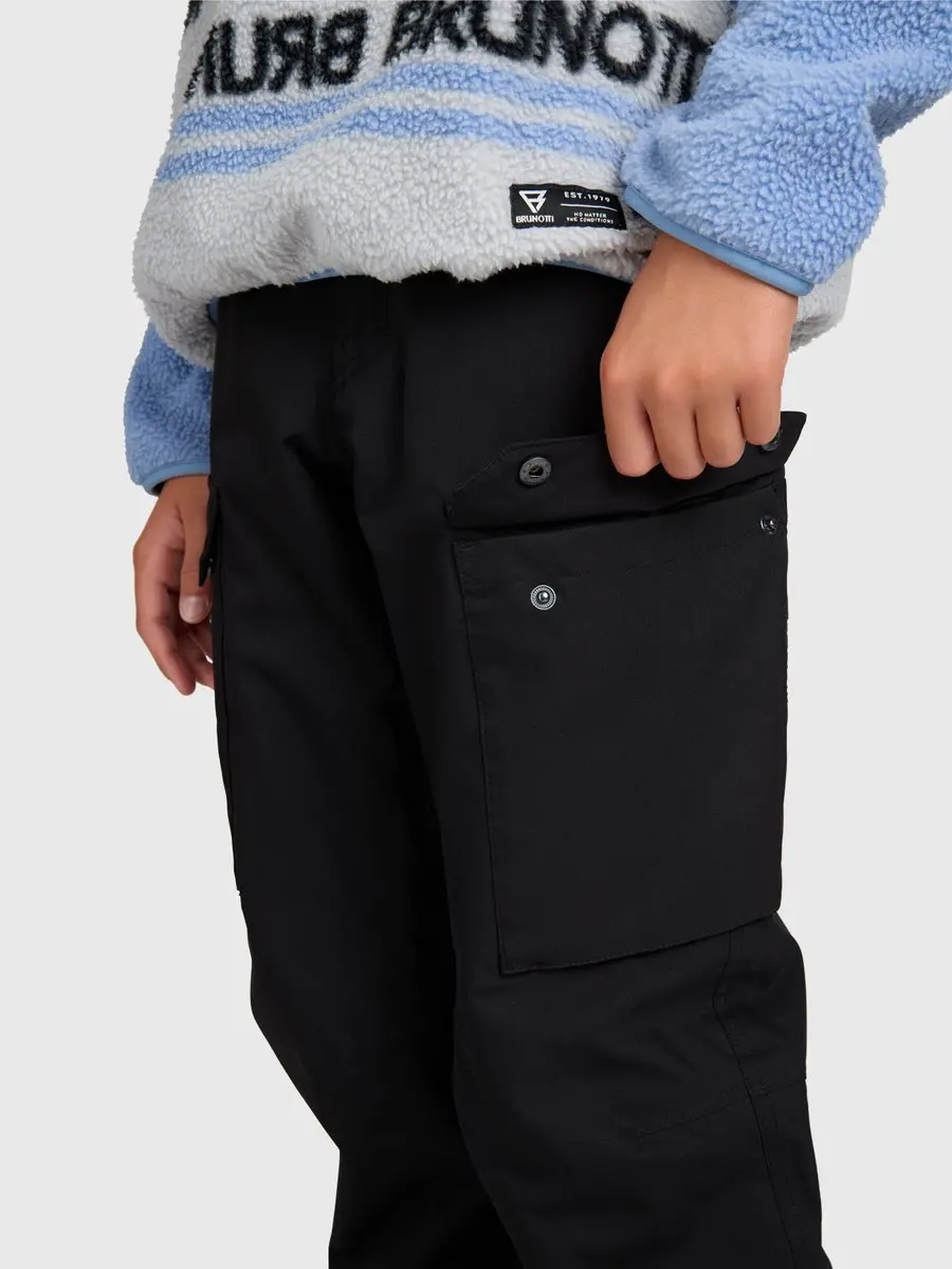 Brunotti Footraily-Cargo Skibroek Jongens 152 - Zwart - afbeelding 4 van 6