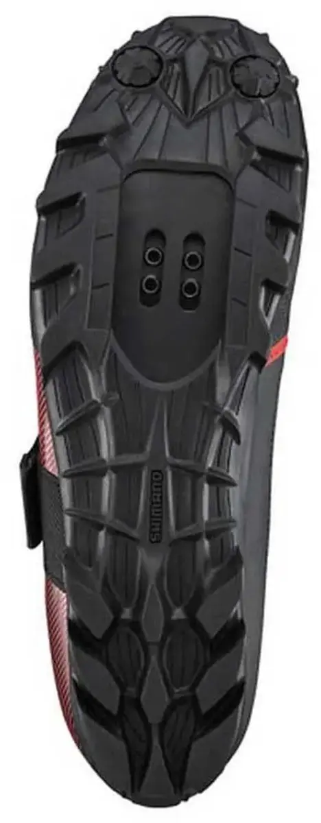 Shimano MX100 MTB-schoenen - Rood - EU 44