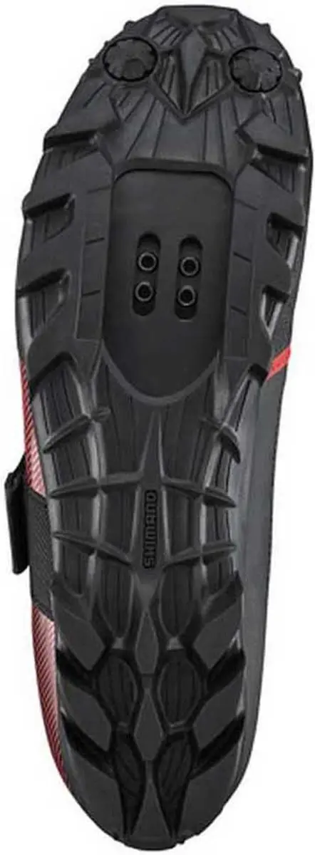 Shimano MX100 MTB-schoenen - Rood - EU 44