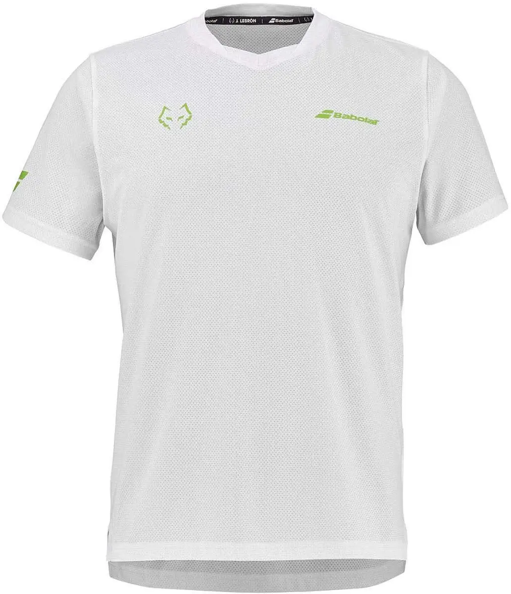 Babolat CN Tee Juan Lebron 6MS26011 - T-shirt - Wit - S - afbeelding 3 van 3