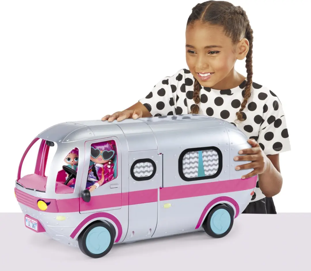 LOL Surprise! Glamper 254591 - Camper met Modepop - 55+ Verrassingen - Zilver/Roze - afbeelding 3 van 6