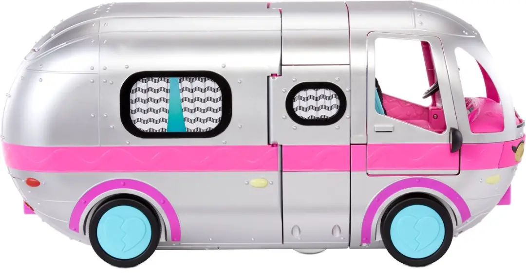 LOL Surprise! Glamper 254591 - Camper met Modepop - 55+ Verrassingen - Zilver/Roze - afbeelding 4 van 6