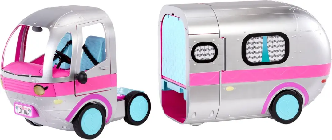 LOL Surprise! Glamper 254591 - Camper met Modepop - 55+ Verrassingen - Zilver/Roze - afbeelding 2 van 6